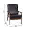 Flash Furniture Black LeatherSoft Arm Chair with Wood Frame IS-IT673317-BK-GG - alternate 10